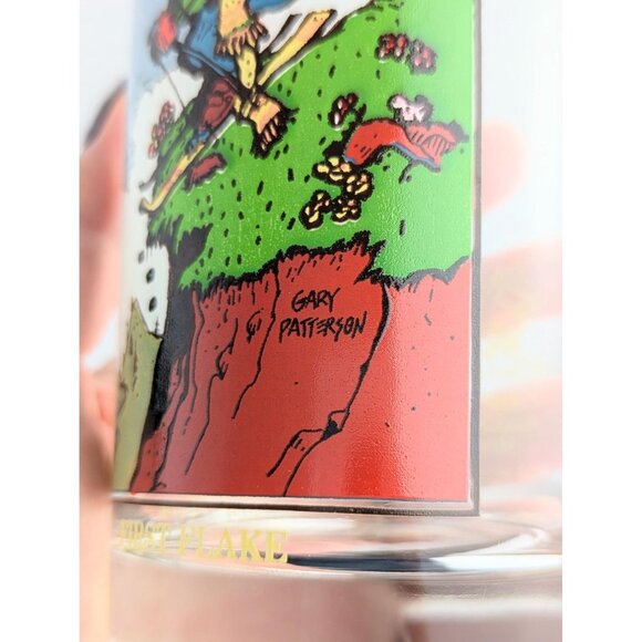 Vintage 1982 Arby’s 12oz Collectible Glass Gary Patterson Cartoon Ski Humor - Picture 8 of 8